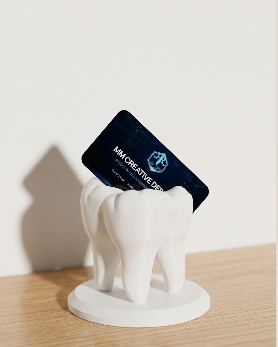 Dental Crown Business Card Holder